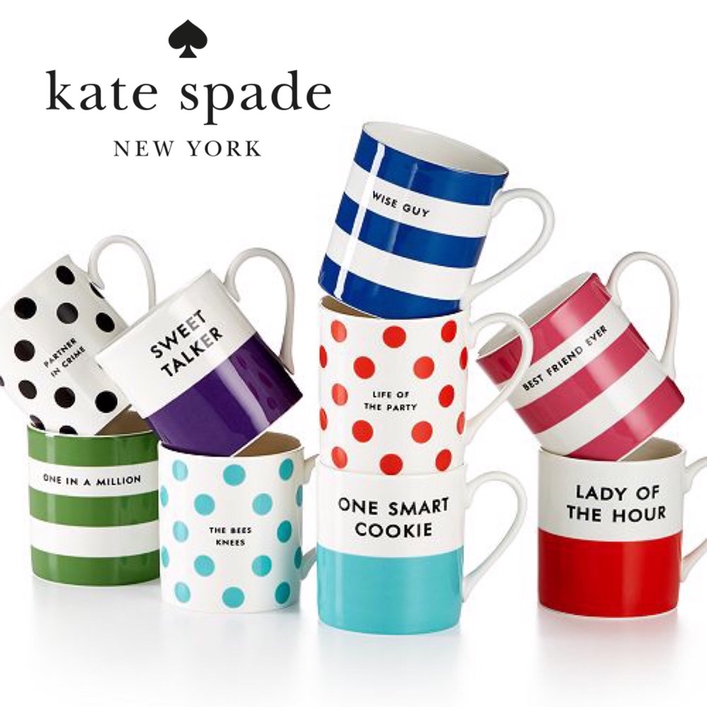 Kate Spade Chic Speak Mug- One Smart Cookie